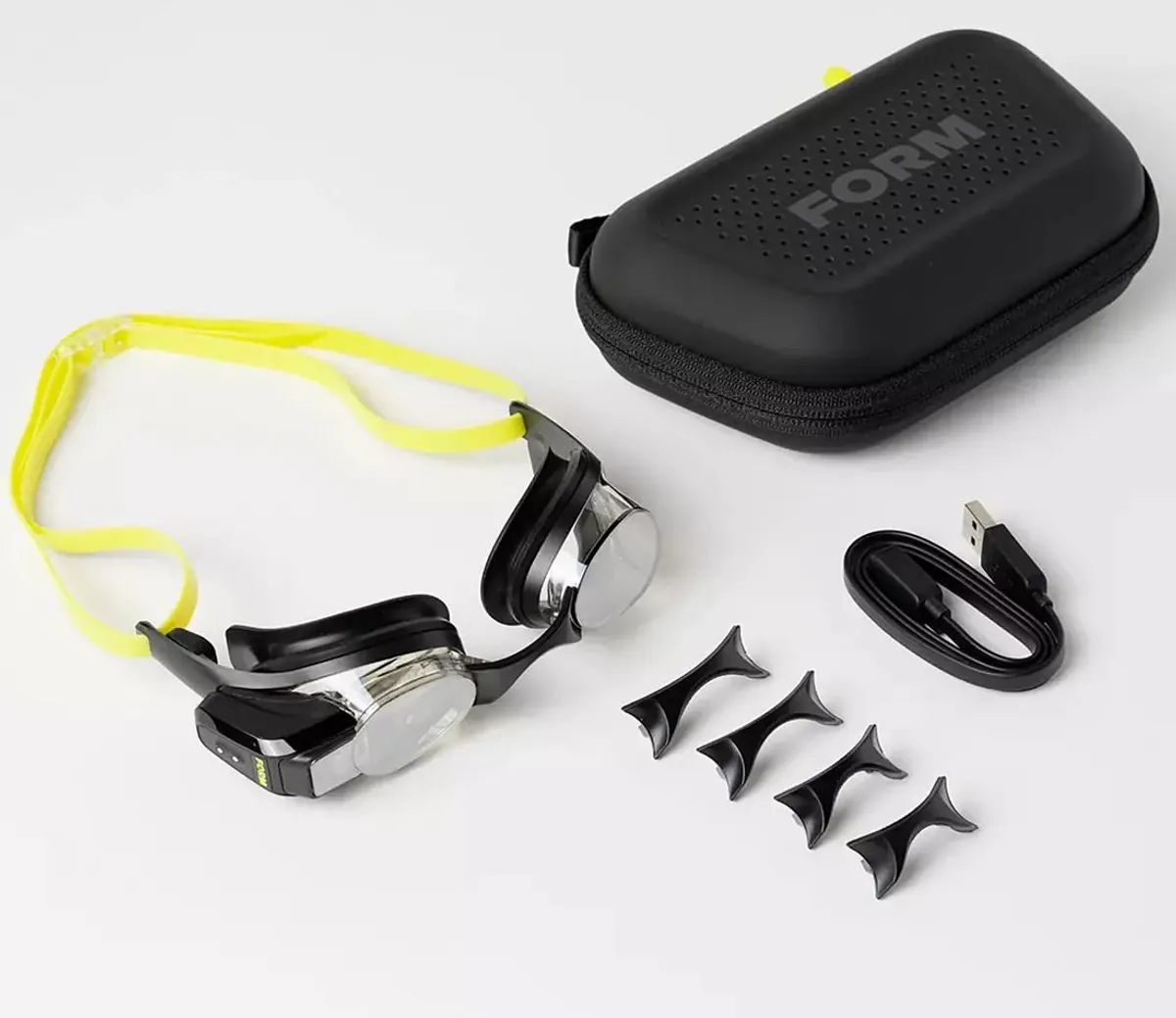 FORM Smart Swim 2 goggles used during Ironman Texas open water swim training